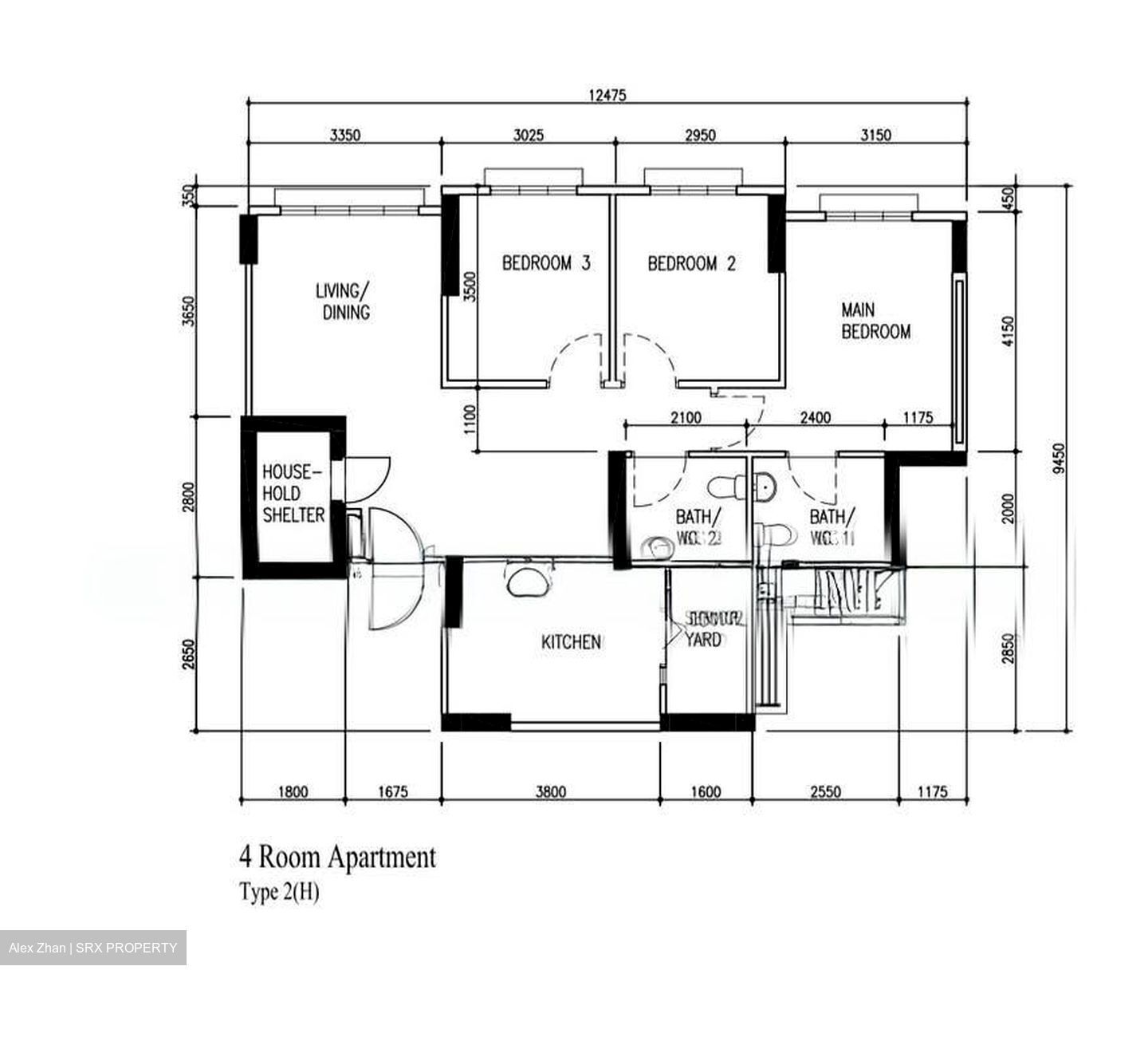 Blk 115A Eastlace @ Canberra (Sembawang), HDB 4 Rooms #595102041